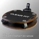 Виброплатформа Clear Fit CF-PLATE Compact 201 WENGE - магазин СпортДоставка. Спортивные товары интернет магазин в Реутове 