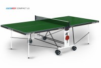 Теннисный стол для помещения Compact LX green усовершенствованная модель стола 6042-3 s-dostavka - магазин СпортДоставка. Спортивные товары интернет магазин в Реутове 