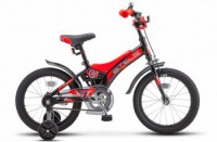 Детский велосипед Stels Jet 16" Z010 черный красный 2022 - магазин СпортДоставка. Спортивные товары интернет магазин в Реутове 
