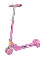 Самокат Charming CMS010 4-х колесный со светящимися колесами розовый для девочки - магазин СпортДоставка. Спортивные товары интернет магазин в Реутове 