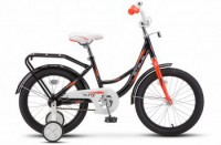 Детский велосипед Stels Flyte 18" Z011 Чёрный красный 2022 - магазин СпортДоставка. Спортивные товары интернет магазин в Реутове 