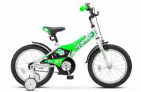Детский велосипед Stels Jet 16" Z010 зеленый белый  2022 - магазин СпортДоставка. Спортивные товары интернет магазин в Реутове 