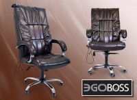 Офисное массажное кресло EGO BOSS EG1001 Шоколад в комплектации LUX - магазин СпортДоставка. Спортивные товары интернет магазин в Реутове 