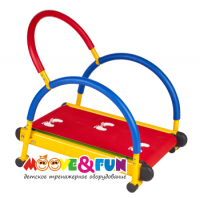 Кардио тренажер детский механический беговая дорожка с диском-твист Moove Fun SH-01C для детей дошкольного возраста - магазин СпортДоставка. Спортивные товары интернет магазин в Реутове 